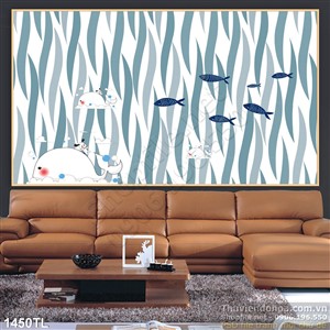 Tranh decor trang trí dán tường