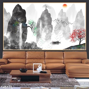 Tranh thư pháp phong thủy đẹp nhất