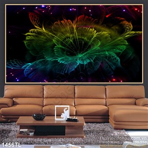 Tranh pháo hoa đẹp độc đáo