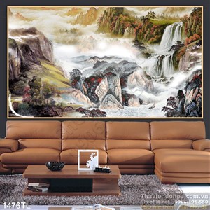 Tranh sơn dầu phong thủy độc đáo