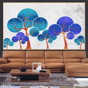 Tranh decor trang trí dán tường hiện đại