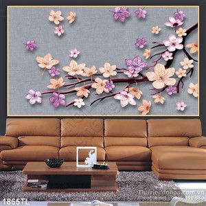 Tranh hoa trang trí treo tường đẹp nhất