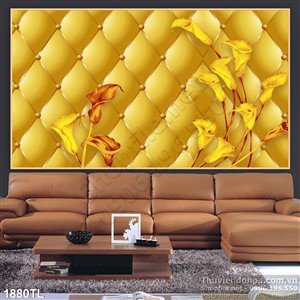 Tranh hoa vân môn cổ điển trang trí tường