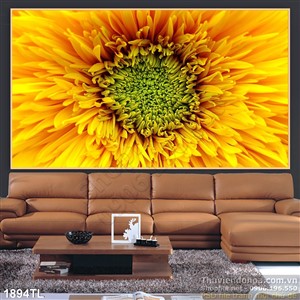 Tranh hoa Cúc nghệ thuật treo tường đẹp