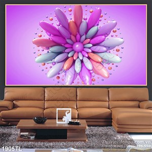 Tranh 3D nghệ thuật đẹp treo tường