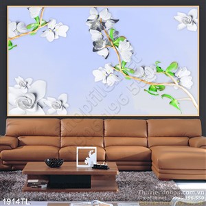 Tranh hoa hồng dán tường đẹp nhất