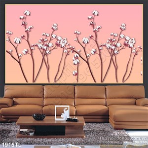 Tranh hoa dán tường đẹp nhất