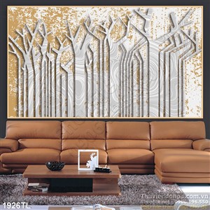 Tranh decor rừng cây trang trí tường đẹp