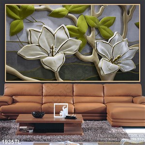 Tranh giả ngọc hoa trang trí treo tường đẹp