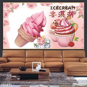 Tranh kem trang trí quán cà phê