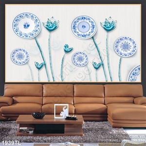 Tranh trang trí giả ngọc nghệ thuật treo tường đẹp