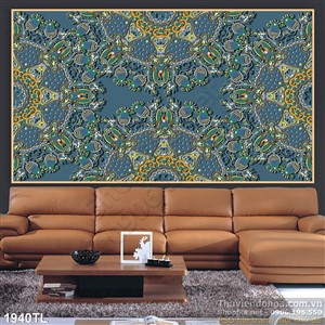 Tranh hoa văn nghệ thuật in gạch đẹp