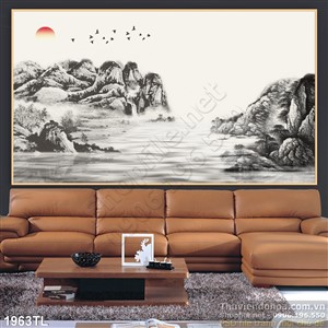 Tranh thủy mắc đẹp trang trí treo tường