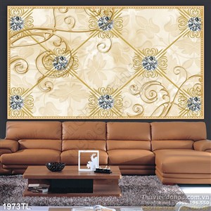 Tranh lụa 3D in trần nhà đẹp nhất