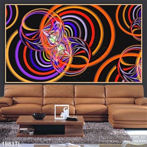 Tranh decor nghệ thuật hiện địa dán tường đẹp