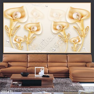 Tranh 3D giả ngọc hoa Vân Môn đẹp nhất