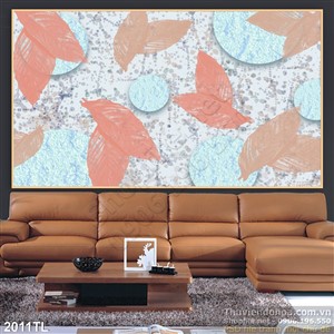 Tranh 3D lá in kính UV chất lượng cao