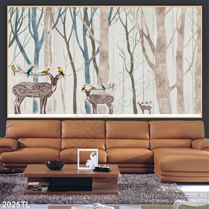 Tranh nai dán tường nghệ thuật