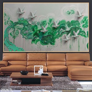 Tranh điêu khắc chim bồ câu trang trí tường