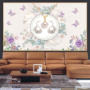 Tranh ngọc trai trang trí tường