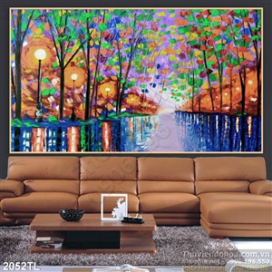 Tranh sơn dầu treo tường nghệ thuật