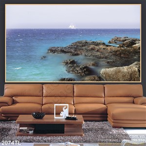 Tranh đại dương trang trí phòng khách