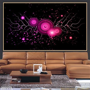 Tranh 3D nghệ thuật hiện đại