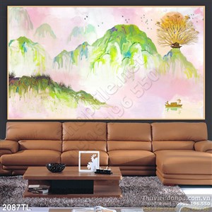 Tranh màu nước trang trí tường đẹp