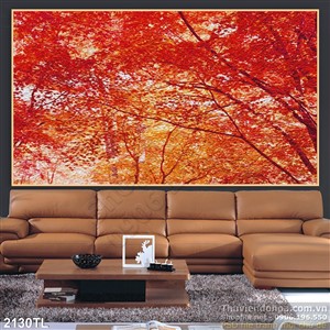 Tranh phong cảnh rừng phong châu Âu