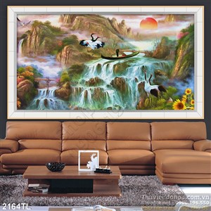 Tranh phong thủy treo tường phòng khách