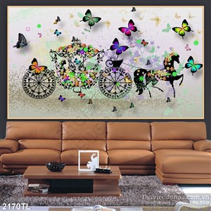 Tranh 3D nghệ thuật treo tường