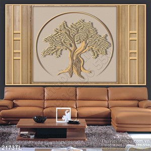 Tranh điêu khắc 3D trang trí tường