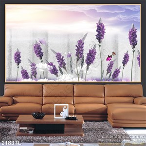 Tranh hoa Lavender trang trí treo tường nghệ thuật