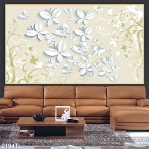 Tranh hoa dán tường đẹp