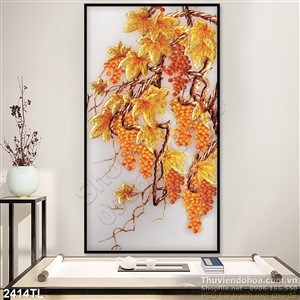 Tranh chùm nho in gạch đẹp nhất