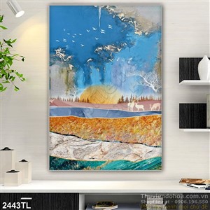 Tranh sơn dầu phong cảnh hiện đại