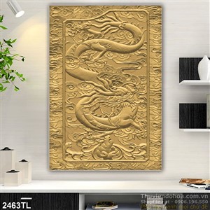Tranh điêu khắc phù điêu rồng