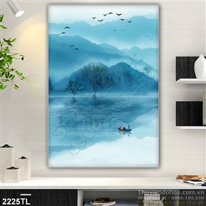 Tranh màu nước trang trí treo tường đẹp