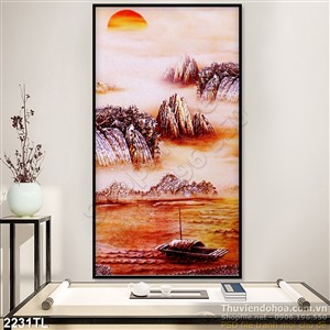 Tranh sơn dầu phong thủy đẹp