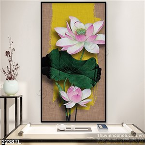 Tranh hoa Sen trang trí treo tường đẹp nhất