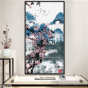 Tranh sơn dầu mùa xuân nghệ thuật đẹp