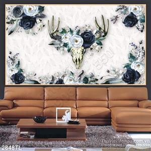 Tranh hoa hồng trang trí treo tường đẹp