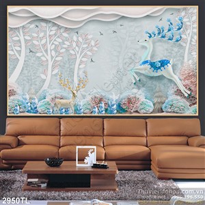 Tranh điêu khắc hươu đẹp nhất hiện nay