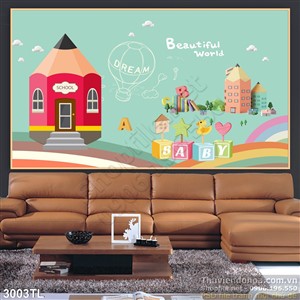 Tranh trang trí phòng mẫu giáo