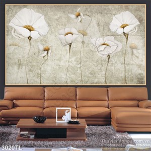 Tranh hoa trang trí tường đẹp nhất
