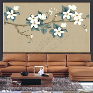 Tranh hoa Mai trang trí tường