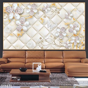 Tranh hoa mai ngọc trai đẹp nhất