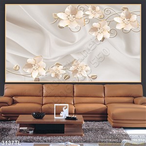 Tranh 3D hoa trang trí treo tường đẹp