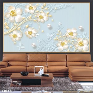 Tranh 3D nghệ thuật in gạch chất lượng cao