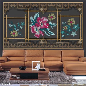 Tranh hoa nghệ thuật trang trí tường đẹp